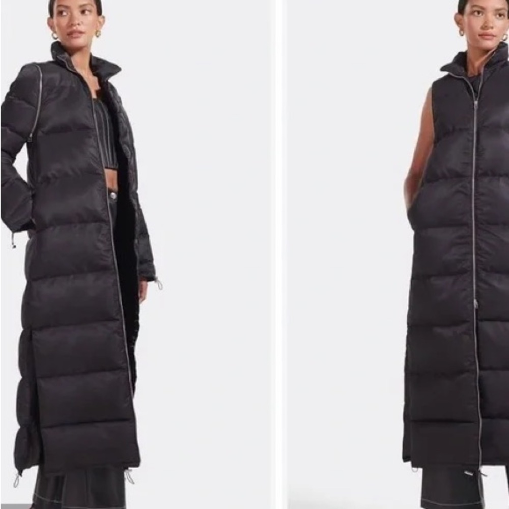 STAUD Black Puffer Coat